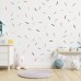Vinilo Infantil Confeti Confite Tiras Colores 120un Earthy Tones