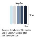 Stickers Vinilo Infantil Confeti Confite Tiras Colores Pastel Deep Sea 120un