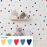 Stickers Vinilo Infantil Corazones Colores Summer Ocean 120un