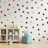 Stickers Vinilo Infantil Estrellas Colores Wine and Sea 120un