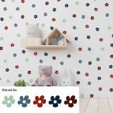 Stickers Vinilo Infantil Flores B Colores Wine and Sea 120un