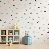 Stickers Vinilo Infantil Mariposas Colores Peachy Delight 120un